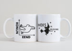 Konijn-Eend en heks mokken