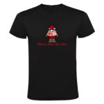 Merry kiss my ass Heren T-shirt