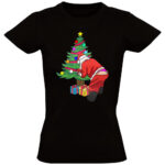 Kerstman in string Dames T-shirt