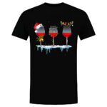Kerst wijnglazen Heren T-shirt