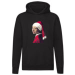 Meisje met de Parel kerstmuts hoodie