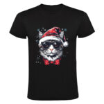 Santa cat Heren T shirt