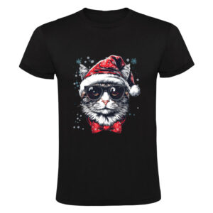 Santa cat Heren T shirt