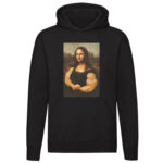 Mona Lisa met spierballen Hoodie