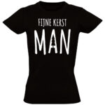 Fijne Kerst man Dames T-shirt