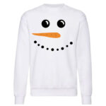 Sneeuwpop face Kersttrui