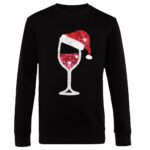 Wijnglas Met Kerstmuts Trui