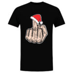 Kerst Middelvinger Heren T-shirt