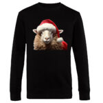 Foute Kersttrui Schaap Met Kerstmuts