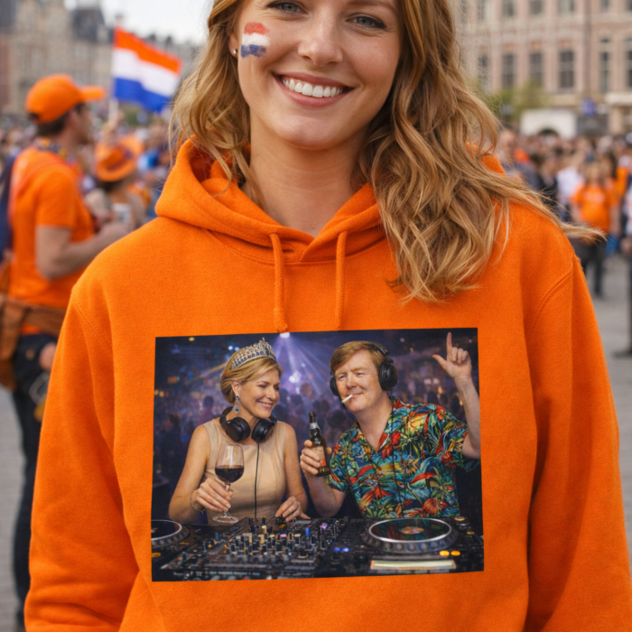 King and Queen DJ Hoodie