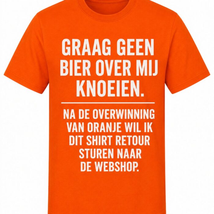 Niet Knoeien shirt