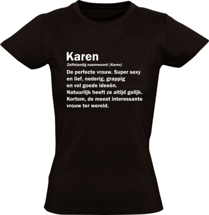 de perfecte vrouw shirt