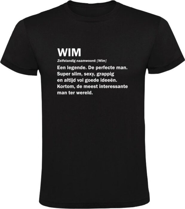 Naam woordenboek shirt